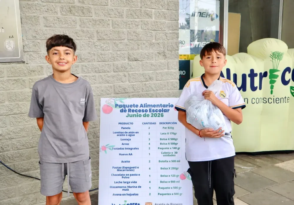 La entrega de paquetes nutricionales vacacionales en Rionegro avanza para garantizar la continuidad alimentaria de los estudiantes durante el receso escolar y apoyar el bienestar de las familias.