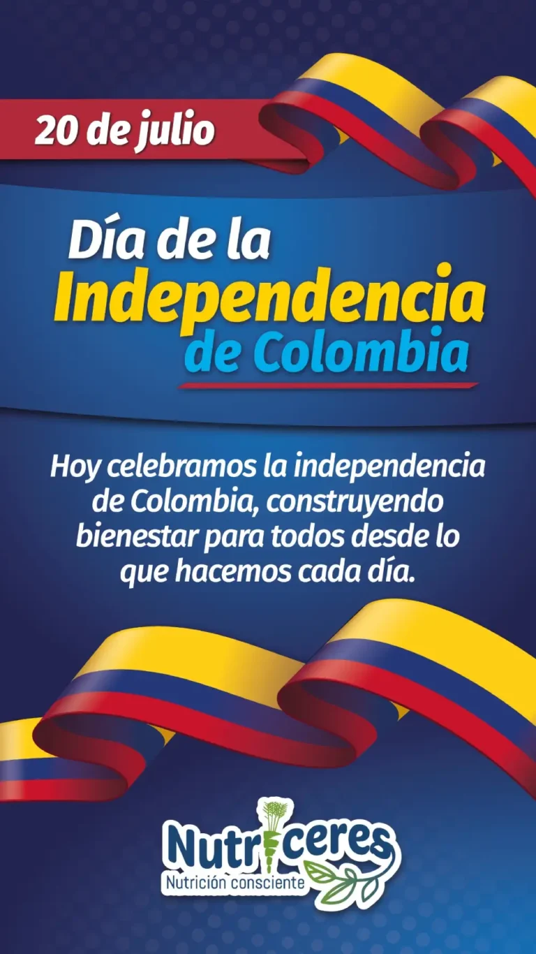 Nutriceres conmemora el 20 de julio, Día de la Independencia de Colombia