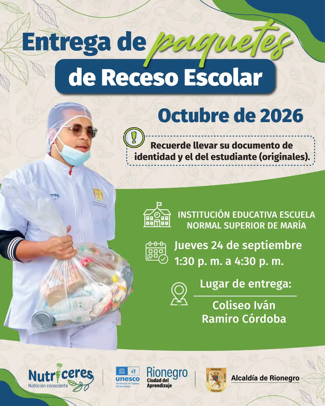 Paquete Vacacional Nutricional 017